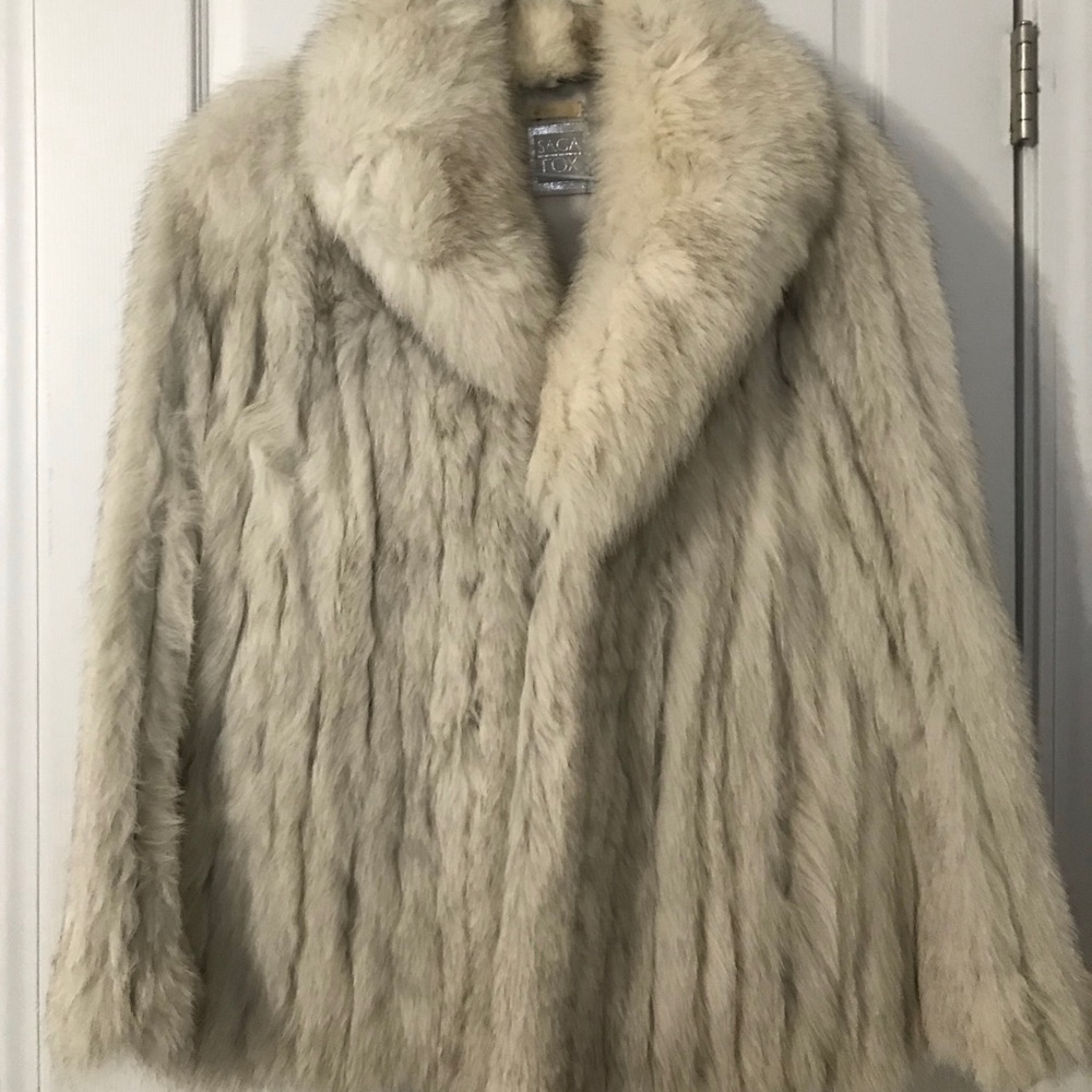 White Fox Fur Coat
